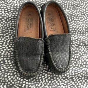 Atlanta weaved moccasins black
